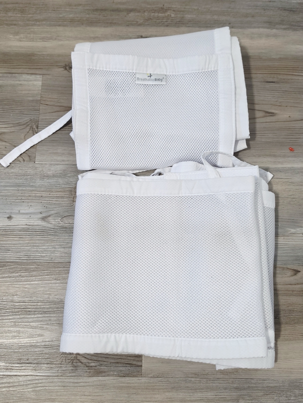 BreathableBaby Breathable Mesh Crib Liner - Classic Collection - White